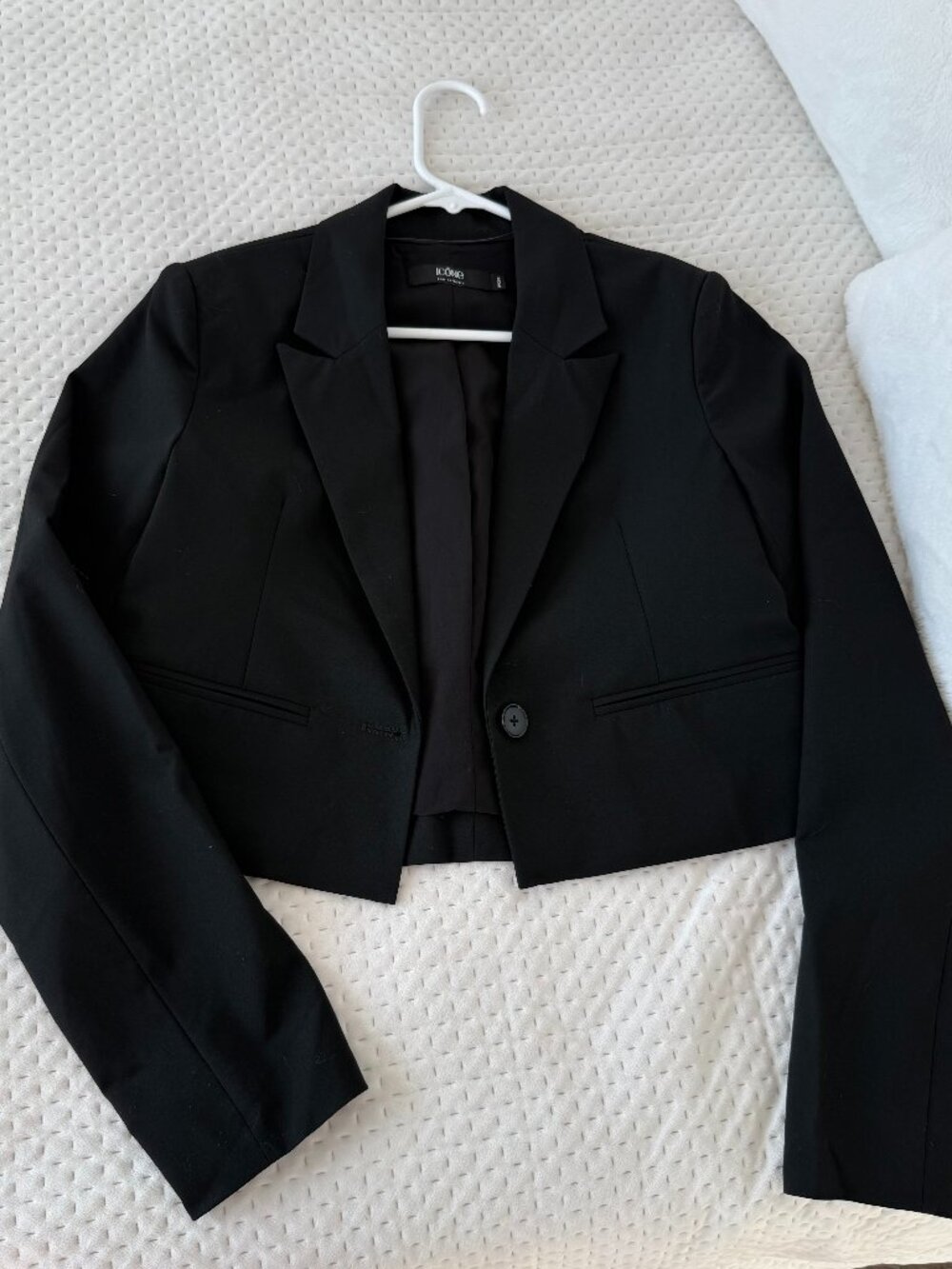 CROPPED BLACK BLAZER XS ICÔNE SIMONS
